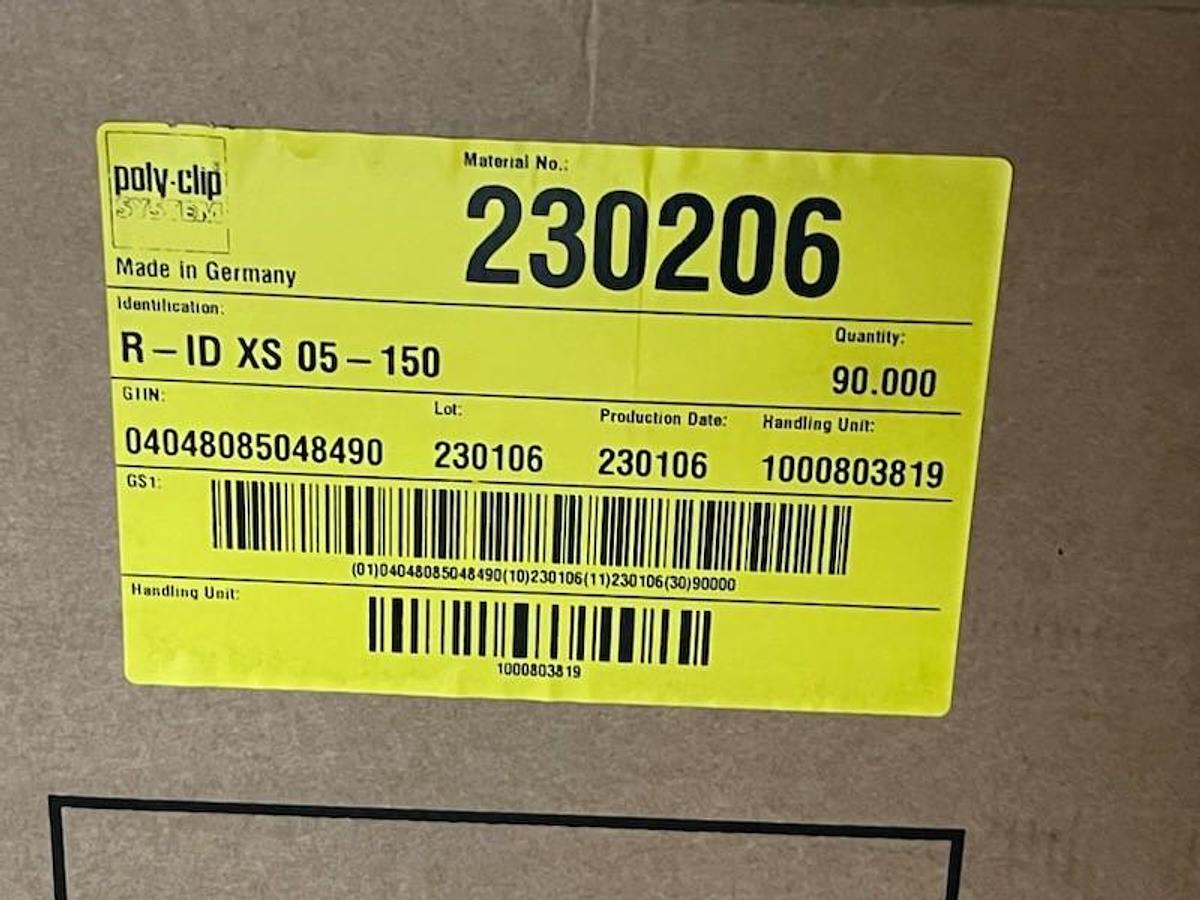 Used Poly Clipper PDC-A600 Automatic Double Clipper