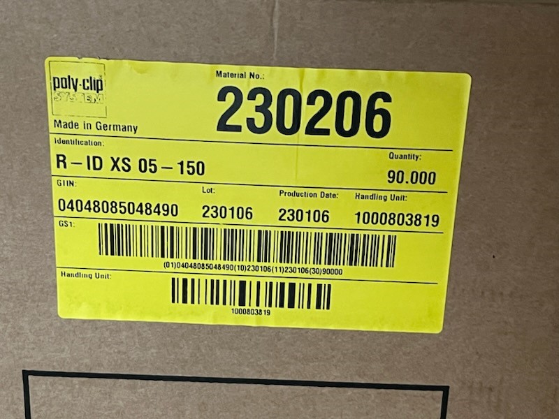 Used Poly Clipper PDC-A600 Automatic Double Clipper