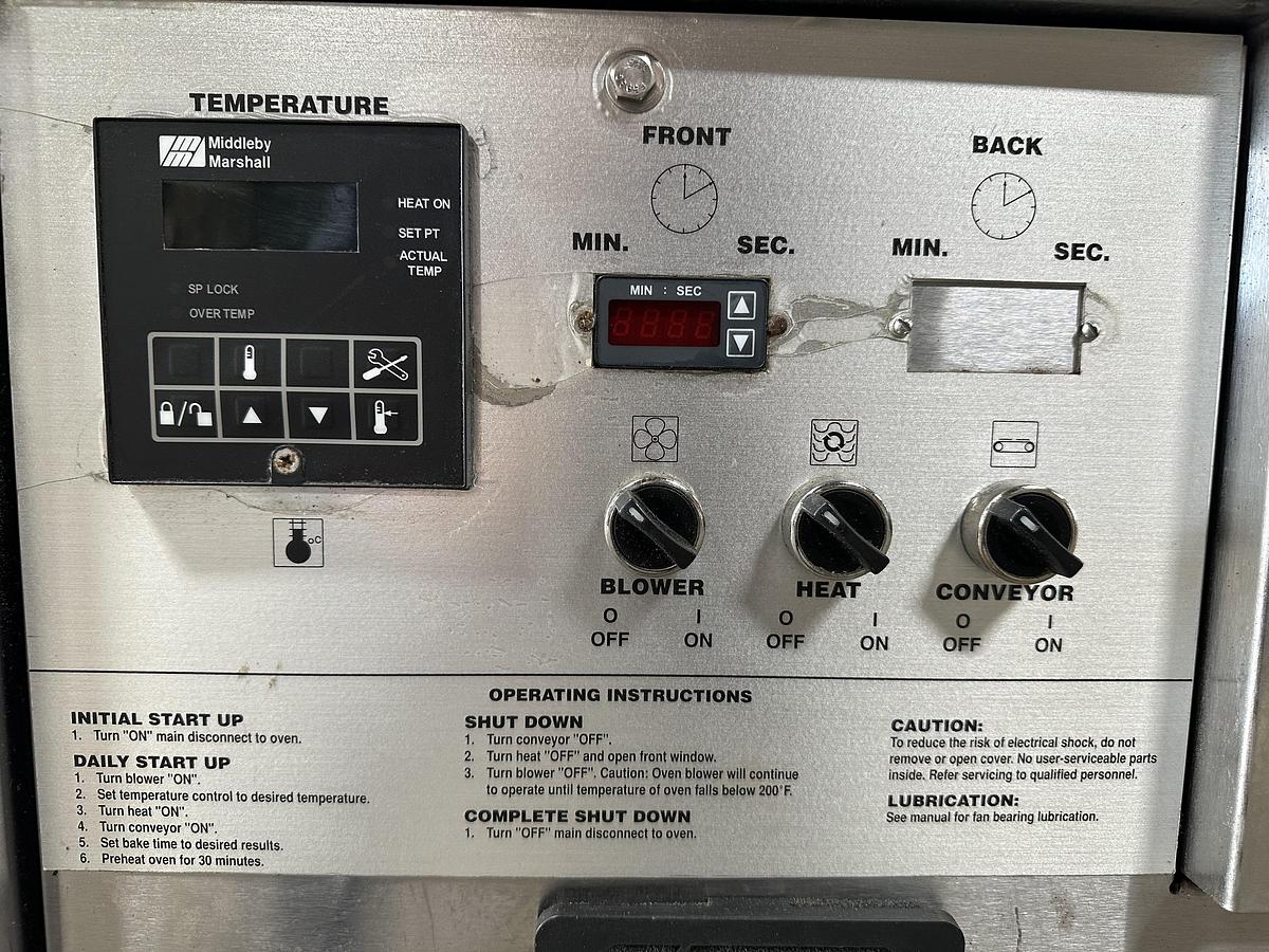 Used Middleby Marshall Impingement Oven