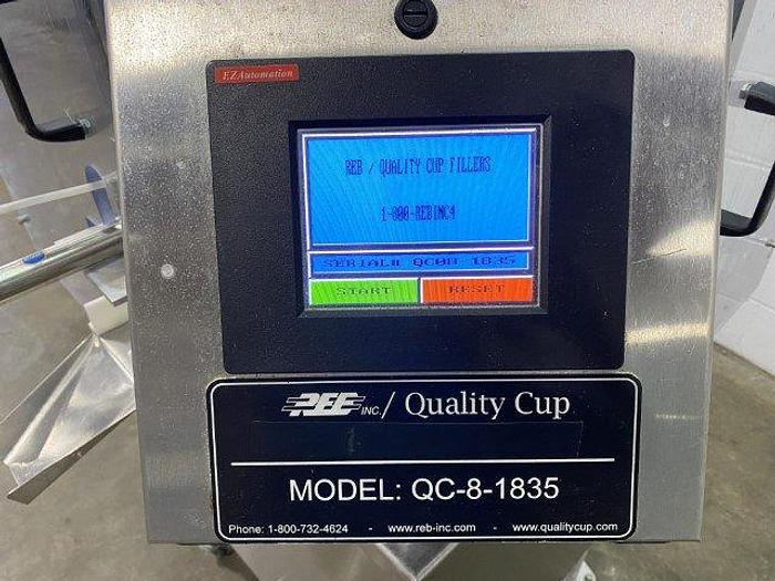 Used Quality QC-8 Rotary Cup Filler-Sealer