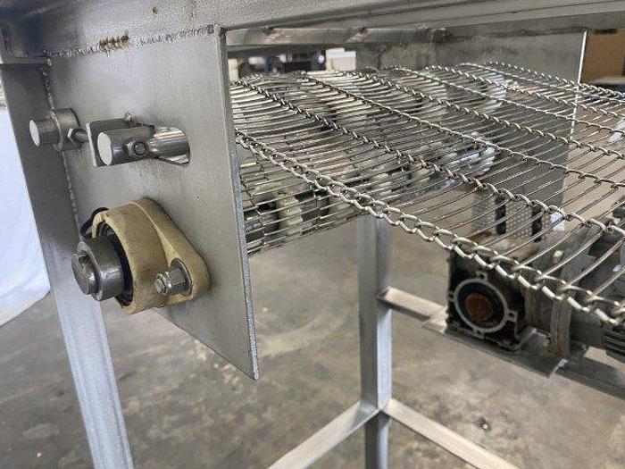 Used 6' SS Wire Conveyor