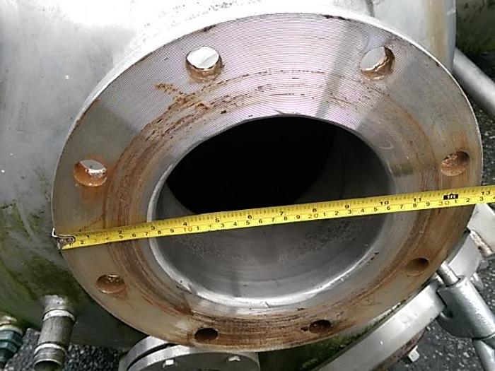 Used 400 Gal Jacketed SS Pressure Vessel