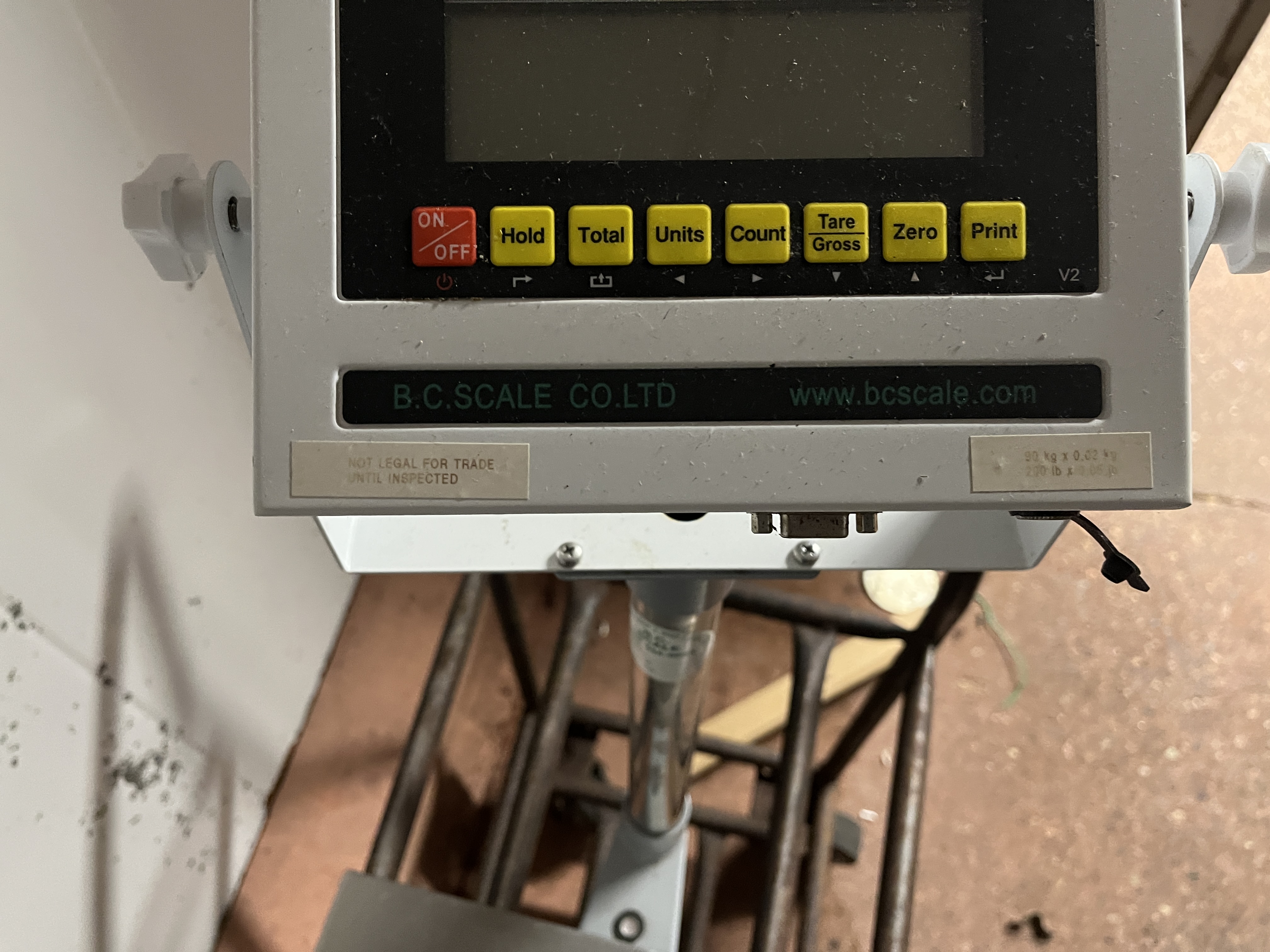 Used  Optima Scale OP-900B Bench Scale