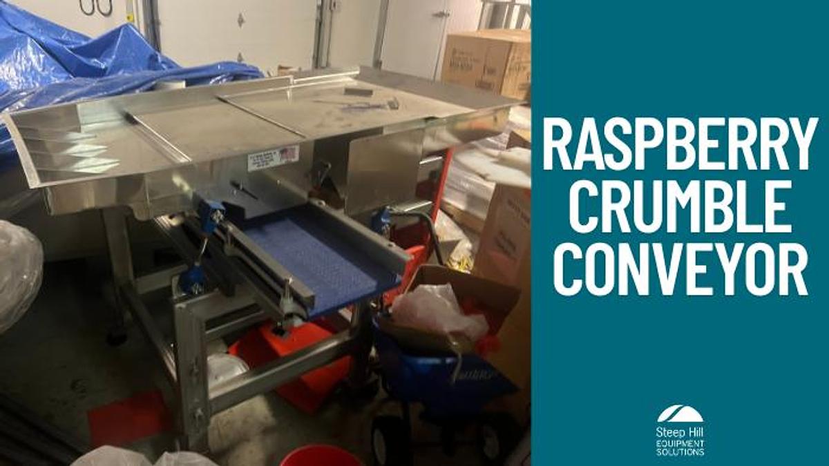 Used Raspberry Crumble Conveyor