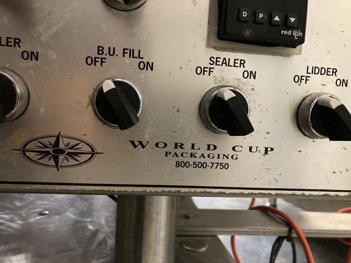Used World Cup 8-Pocket Rotary Filler
