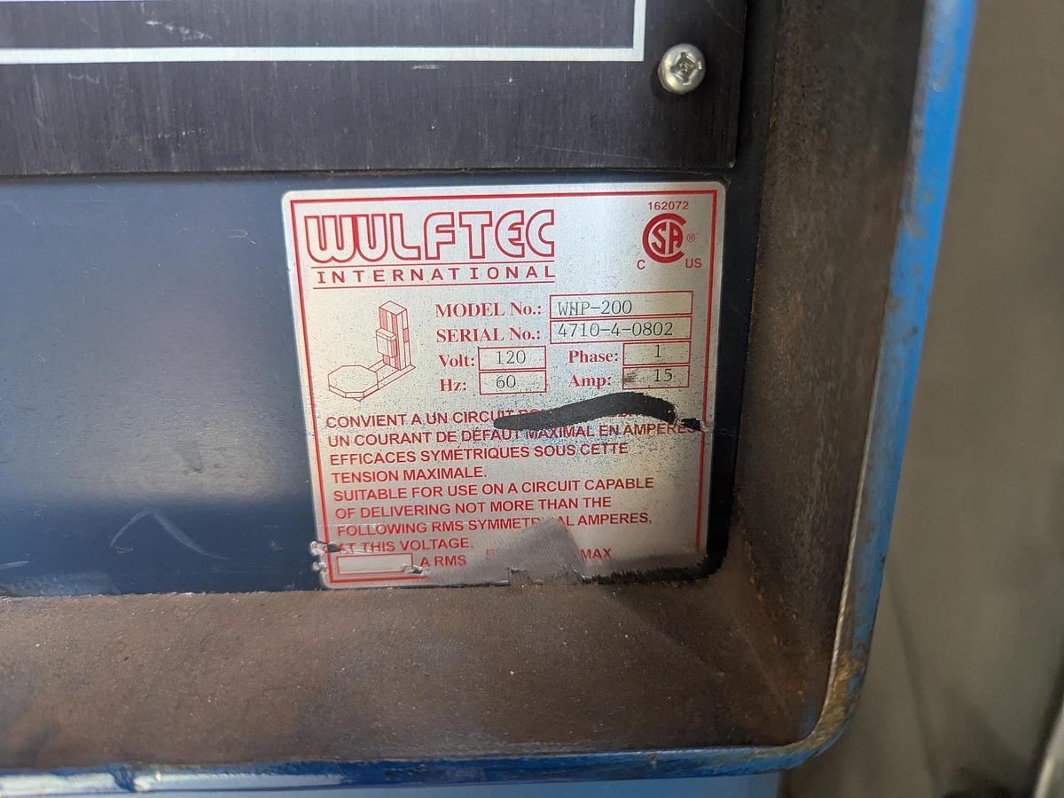 Used Wulftec WHP-200 Pallet Wrapper