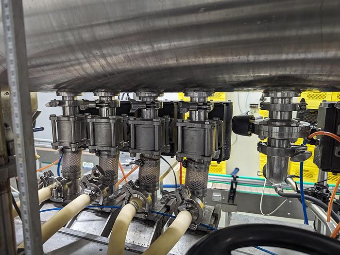 Used Acasi 8-Head Piston Filler & Inline Capper