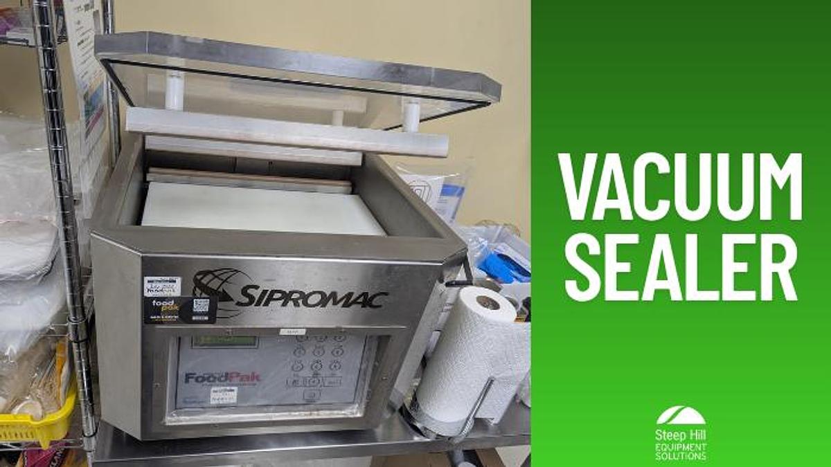 Used Sipromac 350D Vacuum Sealer with Stand