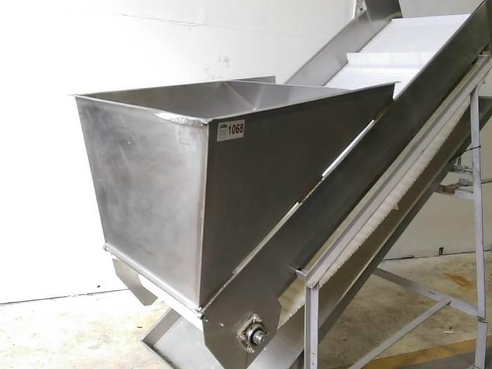 Used 7' Incline Conveyor 26" Wide