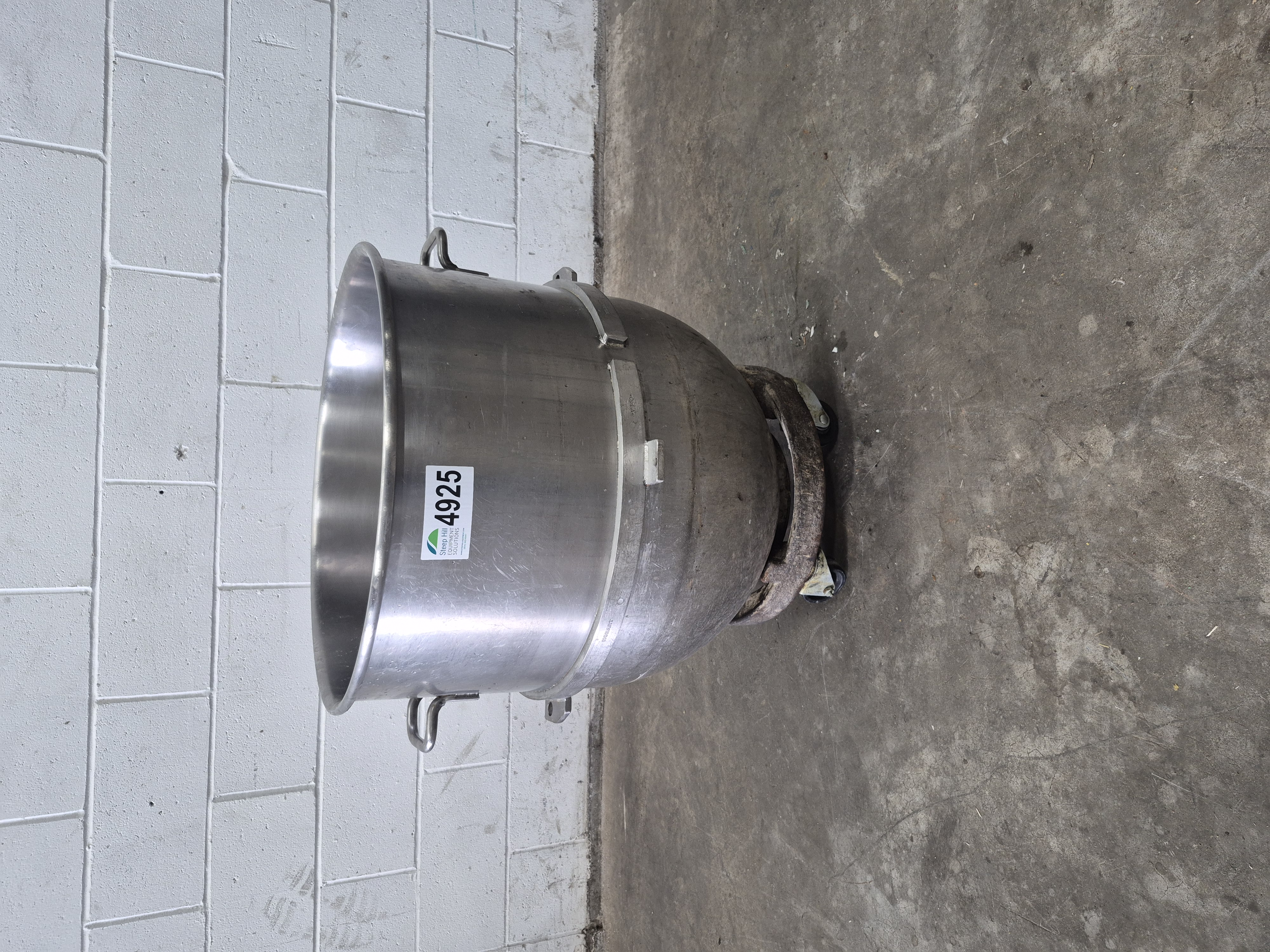 Used Hobart 140 Qt. Mixing Bowl with Dolly