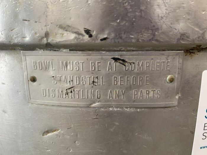 Used Westfalia MP 2004 Centrifugal Separator