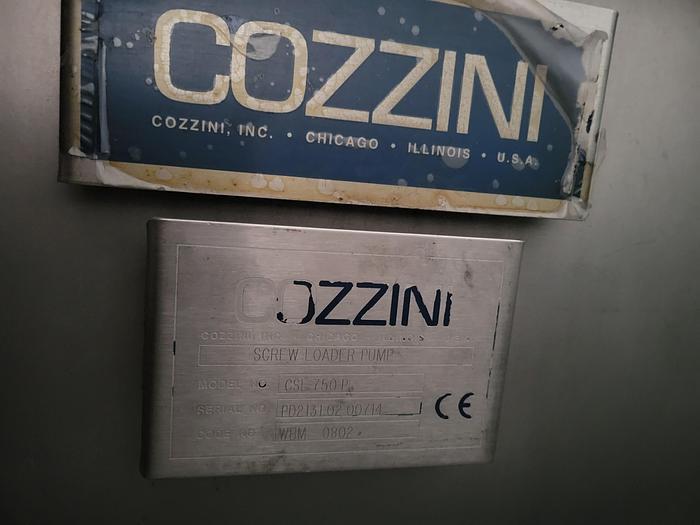 Used Cozzini Versamill Emulsifier & Screw Loader Pump