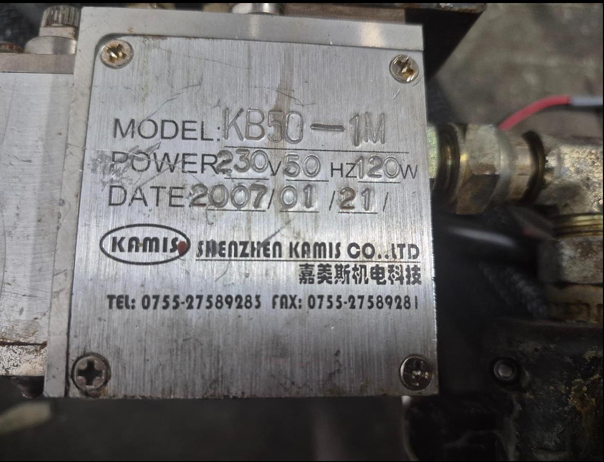 Used Kamis KB50-1M Hot Melt Glue Hose