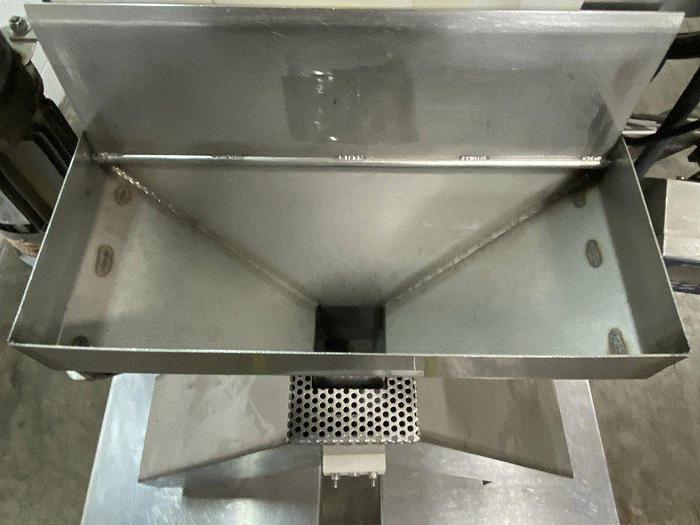 Used Incline Conveyor With Metal Detector & Scales