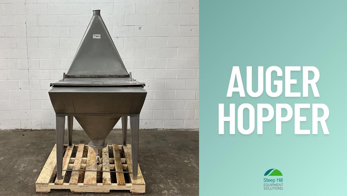 Used Flexicon Auger Hopper