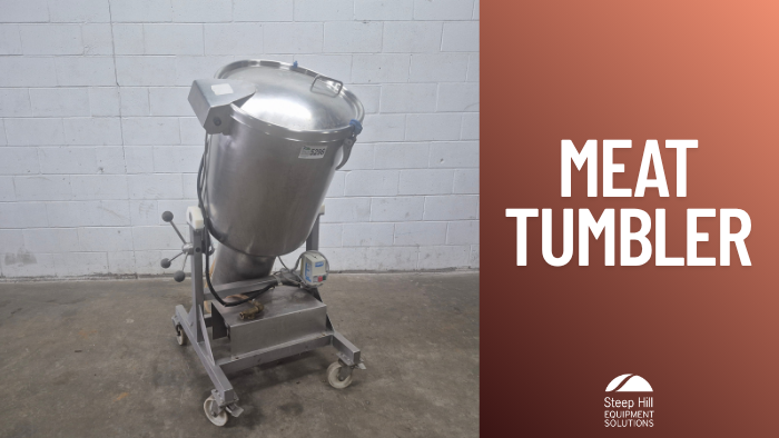 Used LÄCOVAC 150 Litre Stainless Steel Vacuum Tumbler Mixer