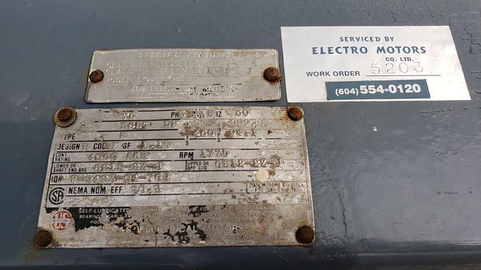 Used US Electrical 75 Hp Motor