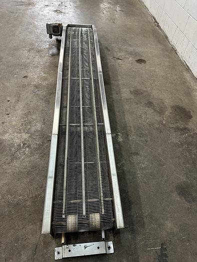Used Incline 8' Wire Conveyor