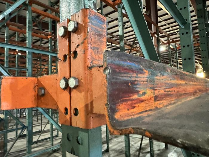 Used Push-Back Pallet Racking