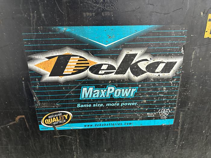 Used Deka MaxPowr 48V Forklift Battery