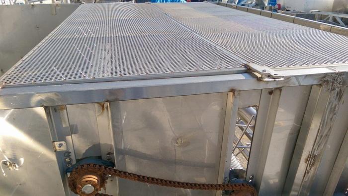 Used 10’ Wide SS Unloading Conveyor