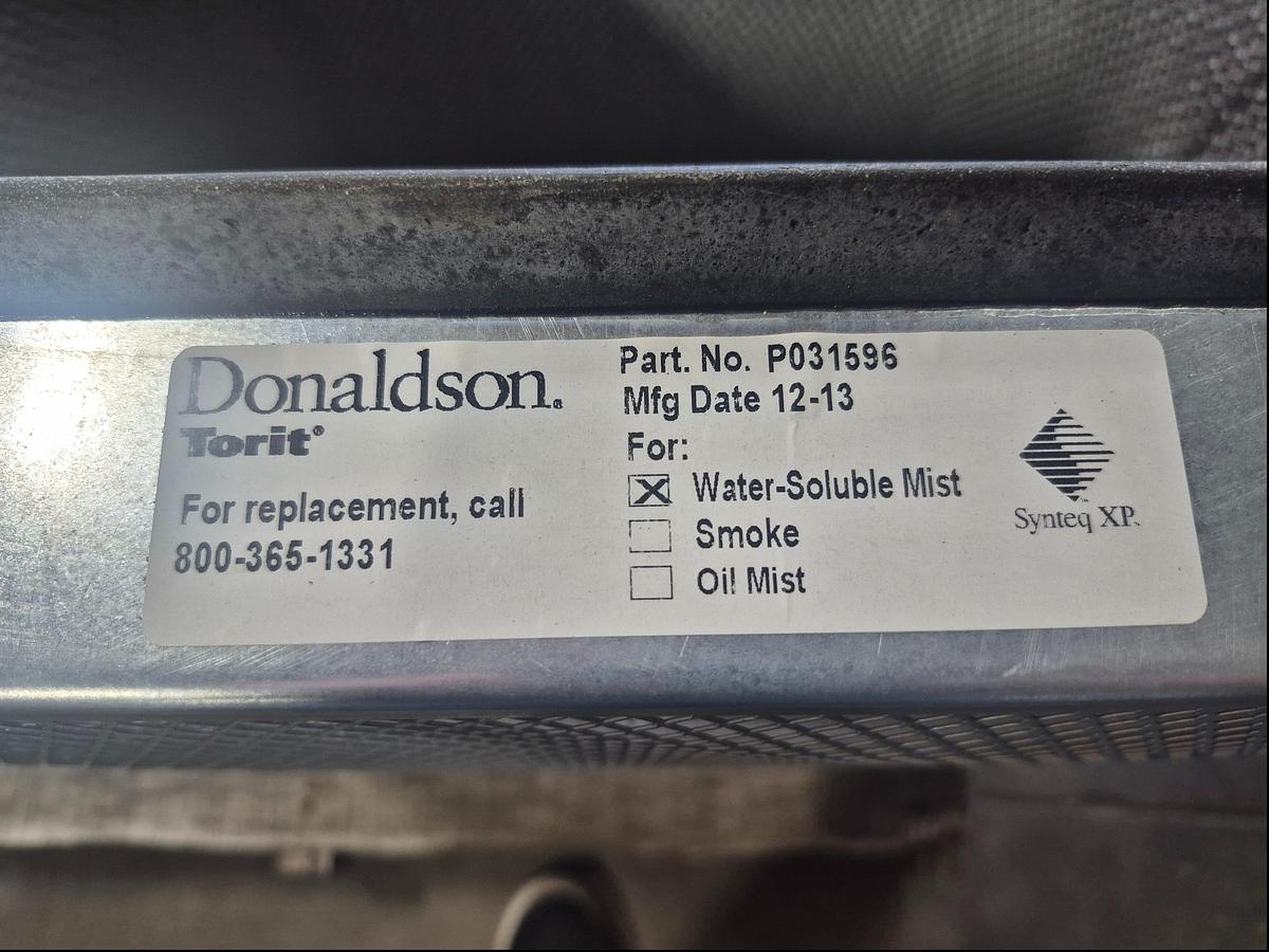 Used Donaldson Torit WSO 25-3 Mist Collector