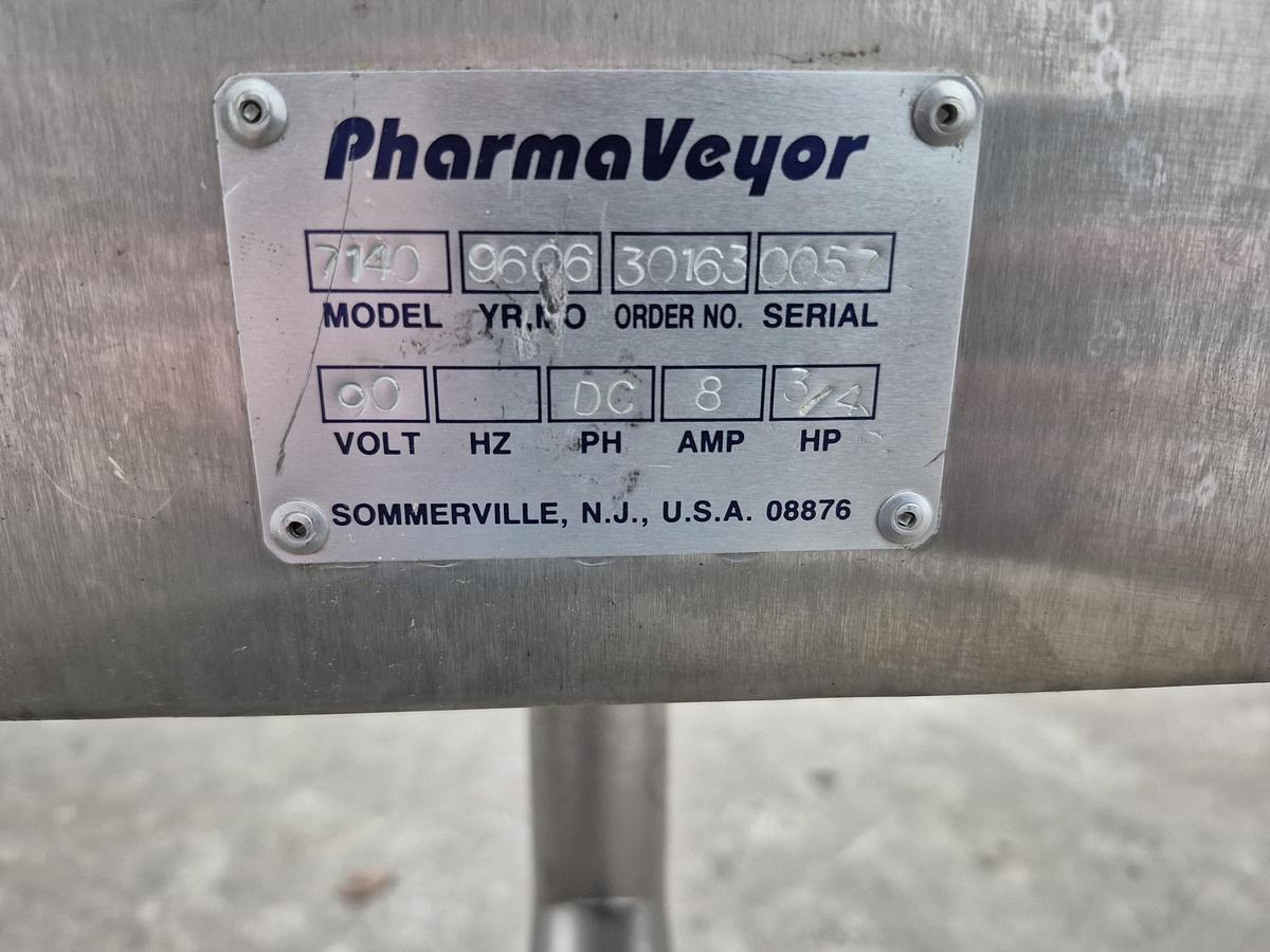 Used PharmaVeyor 10 Feet Conveyor 