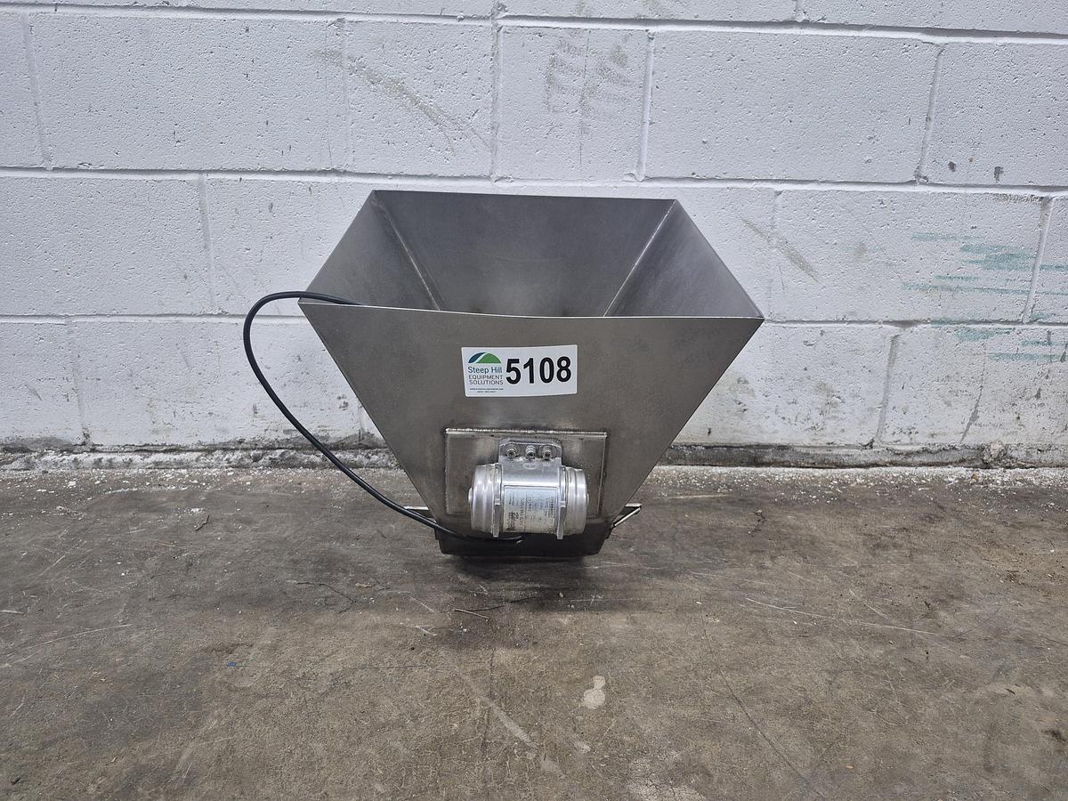 Used Stainless Steel Hopper with Vibrating Motor