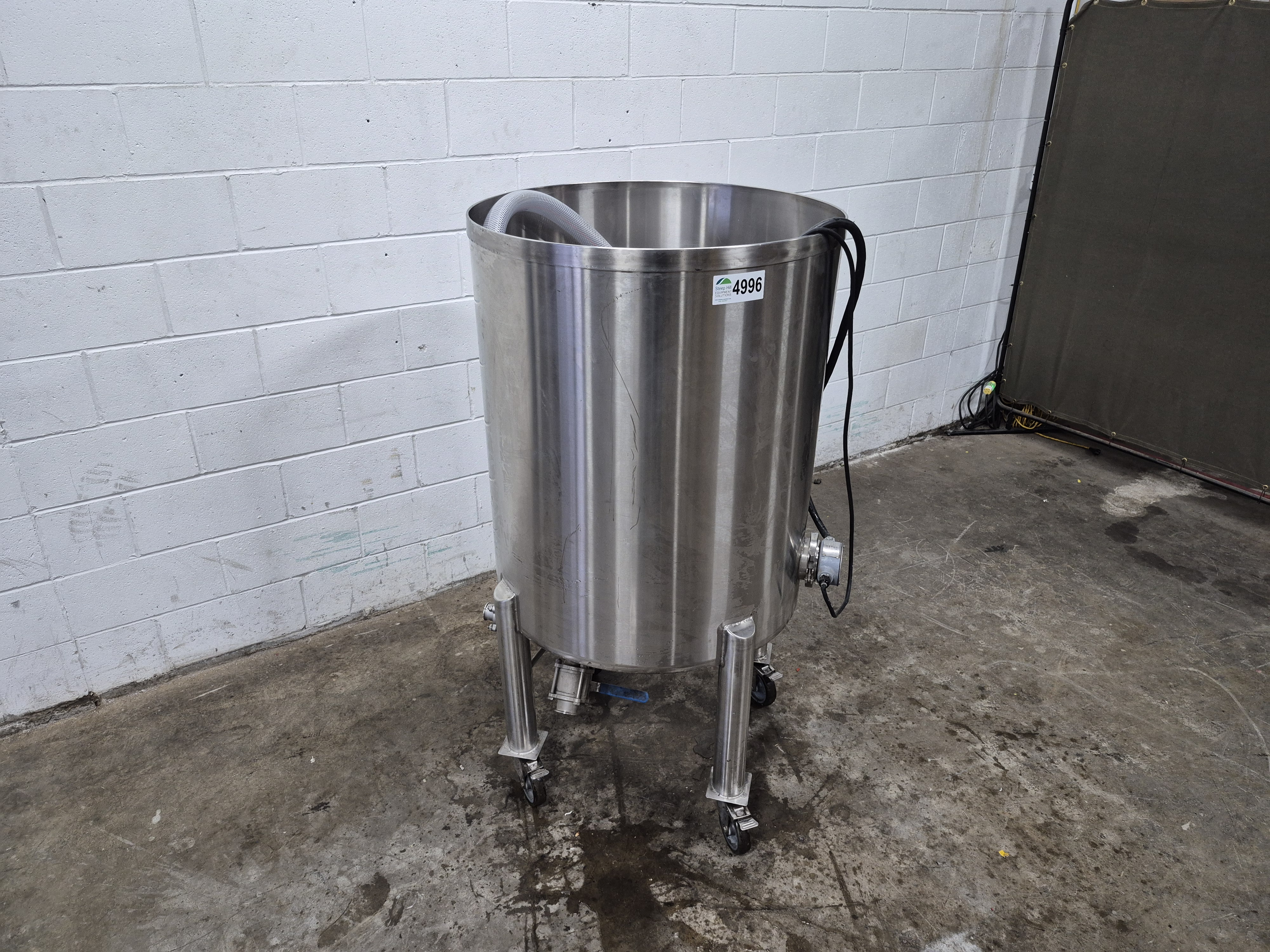 Used SS 100 Gallon Tank w/ Immersion Heater