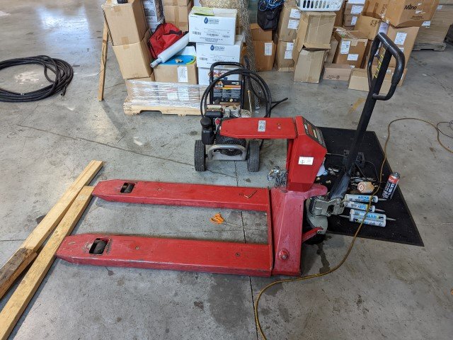 Used Optima OP-900A Pallet Jack Scale