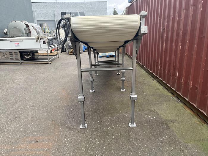 Used A.B. McLauchlan Cleated Incline Conveyor