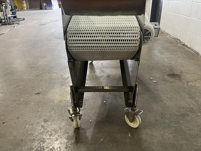 Used 6'L Inclined Modular Conveyor