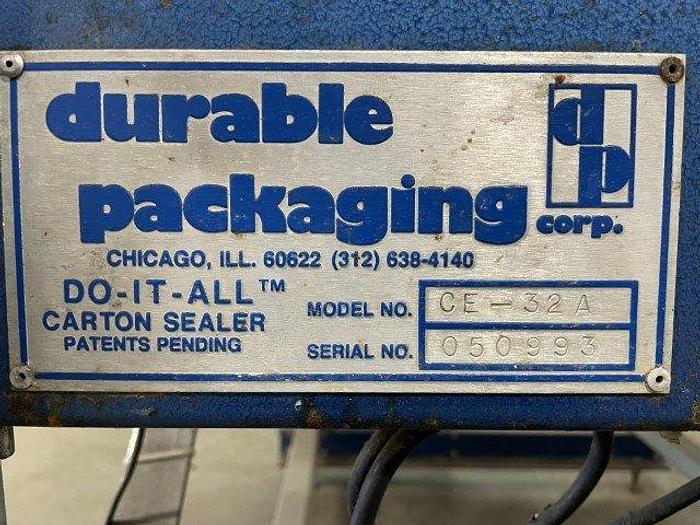 Used Durable CE-32A Carton Sealer