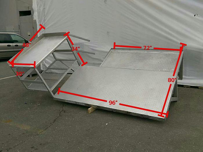 Used Aluminum Platform 31" height