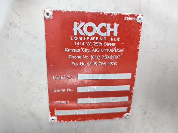 Used Koch Intact RM572 Double Chamber Vacuum Sealer