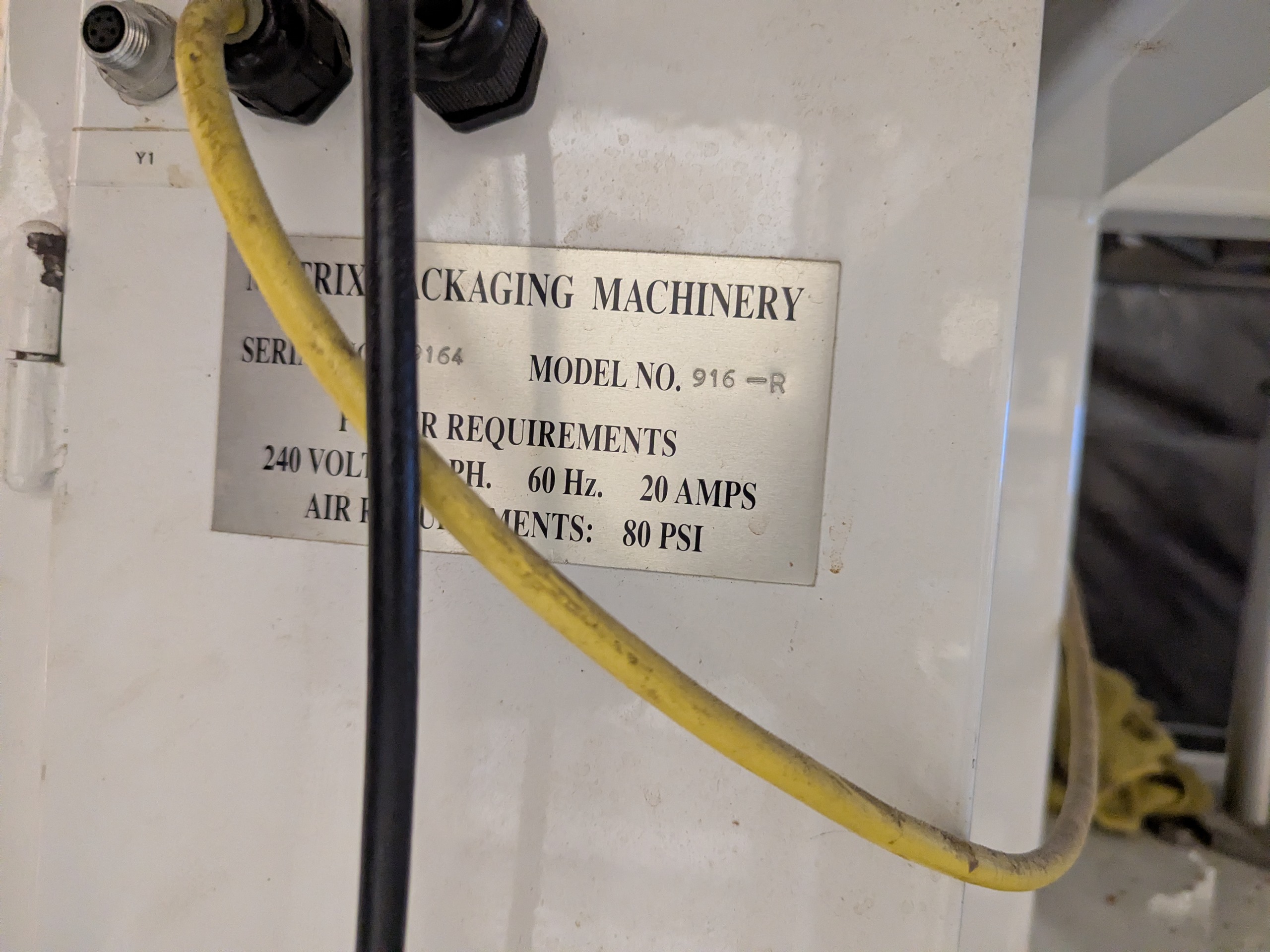 Used Matrix 916R Bagger with Platform and 10 Head Scale