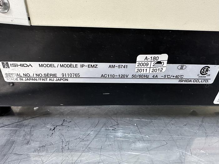 Used Ishida Labeling Scale IP-EMZ