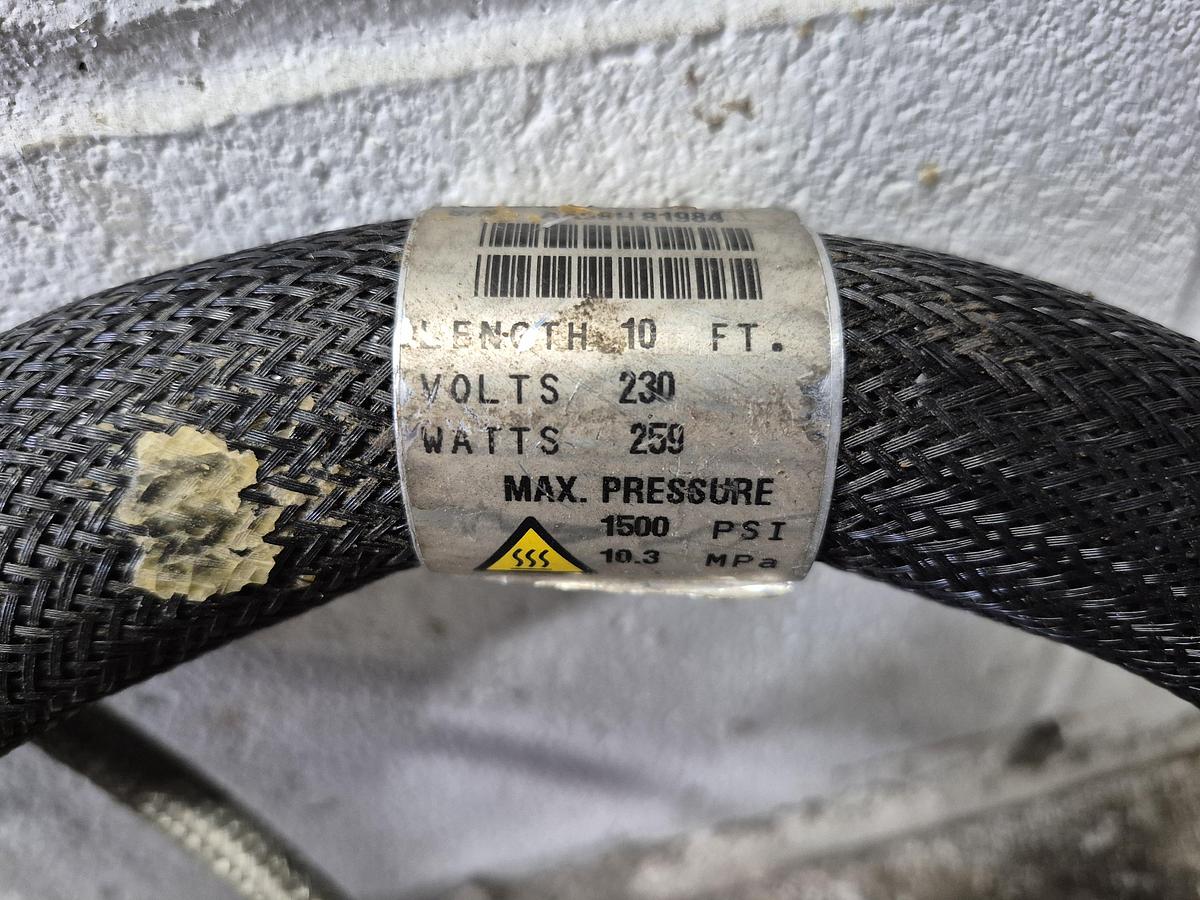 Used Nordson 10ft Heated Hot Melt Glue Hose