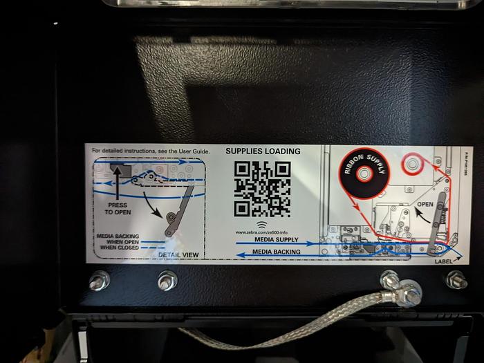 Used Weber 5300 Label Printer Applicator