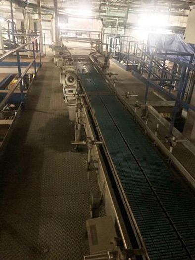 Used Bottle Diverter Conveyor