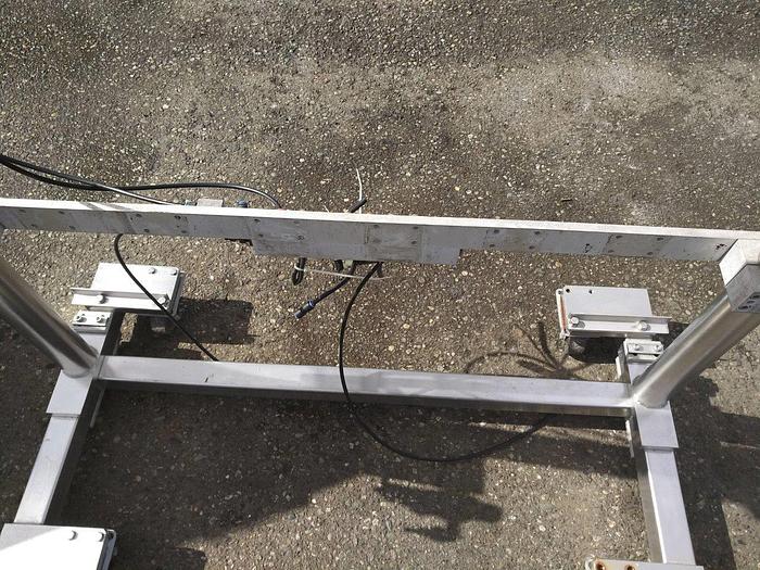 Used 6 Head Liquid Filler Tank and Frame