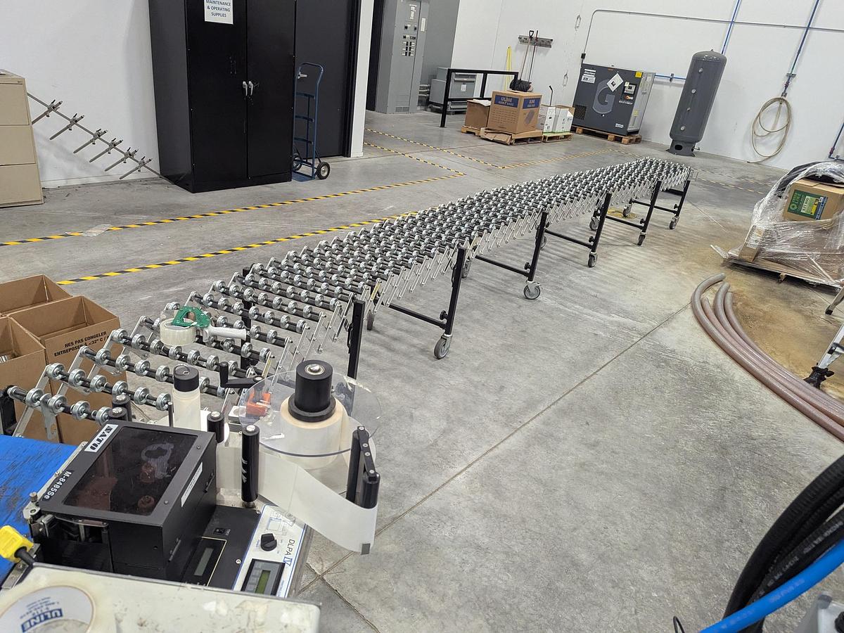 Used BestFlex 200 Expandable Gravity Conveyor 
