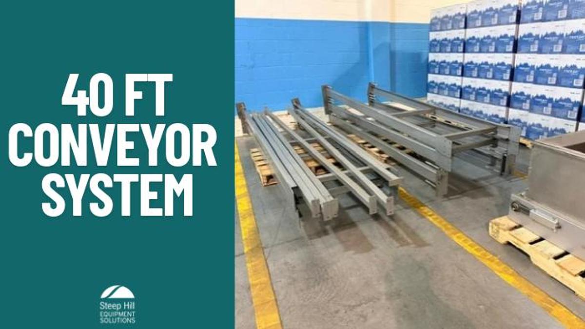 Used 40 ft Posimat Conveyor System