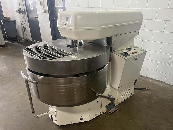 Used Emcan 400Qt Spiral Dough Mixer