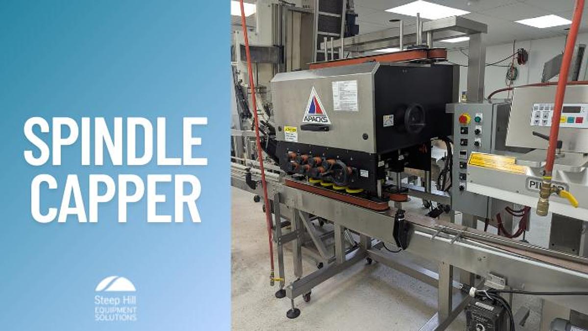 Used Apacks Spindle Capper and Cap Elevator