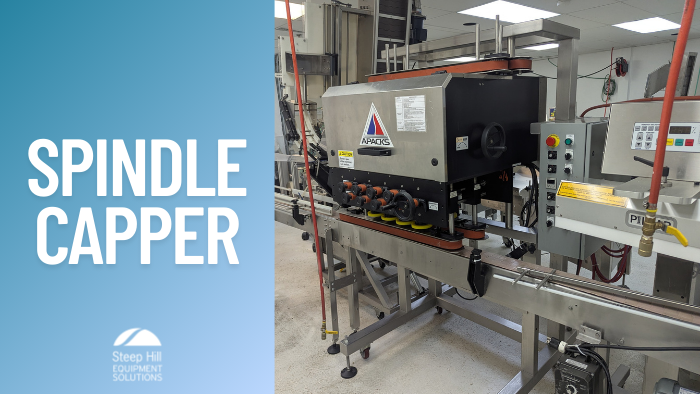 Used Apacks Spindle Capper and Cap Elevator