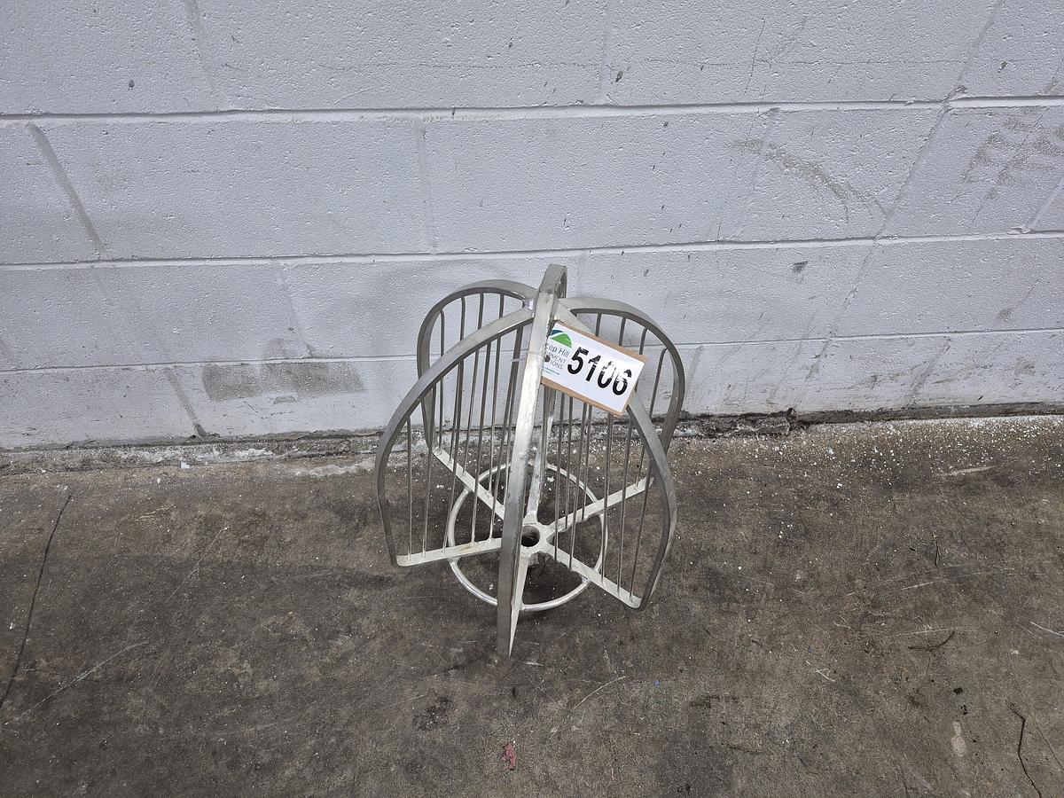 Used Hobart C-Wing Tinned 140 Quart Whisk