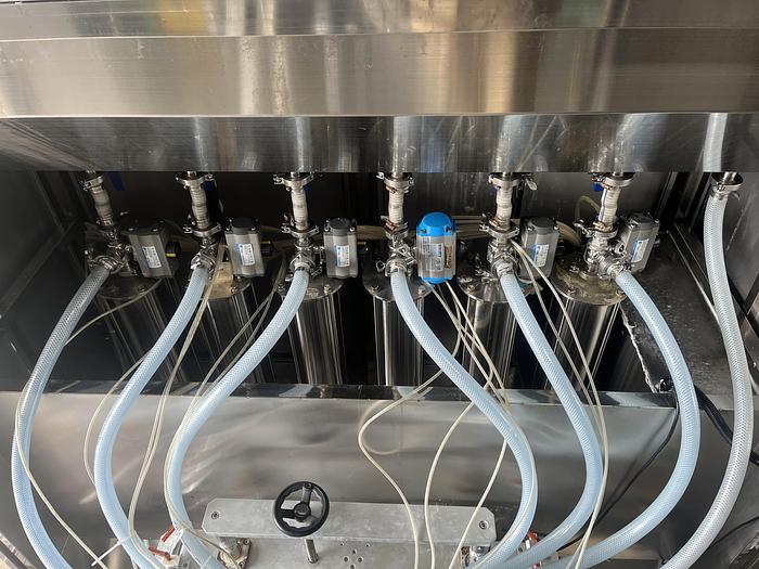 Used 6-Head Bottle Filler