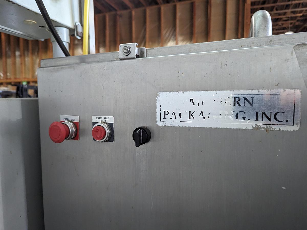 Used Modern Packaging 2 Lane Cup Filler