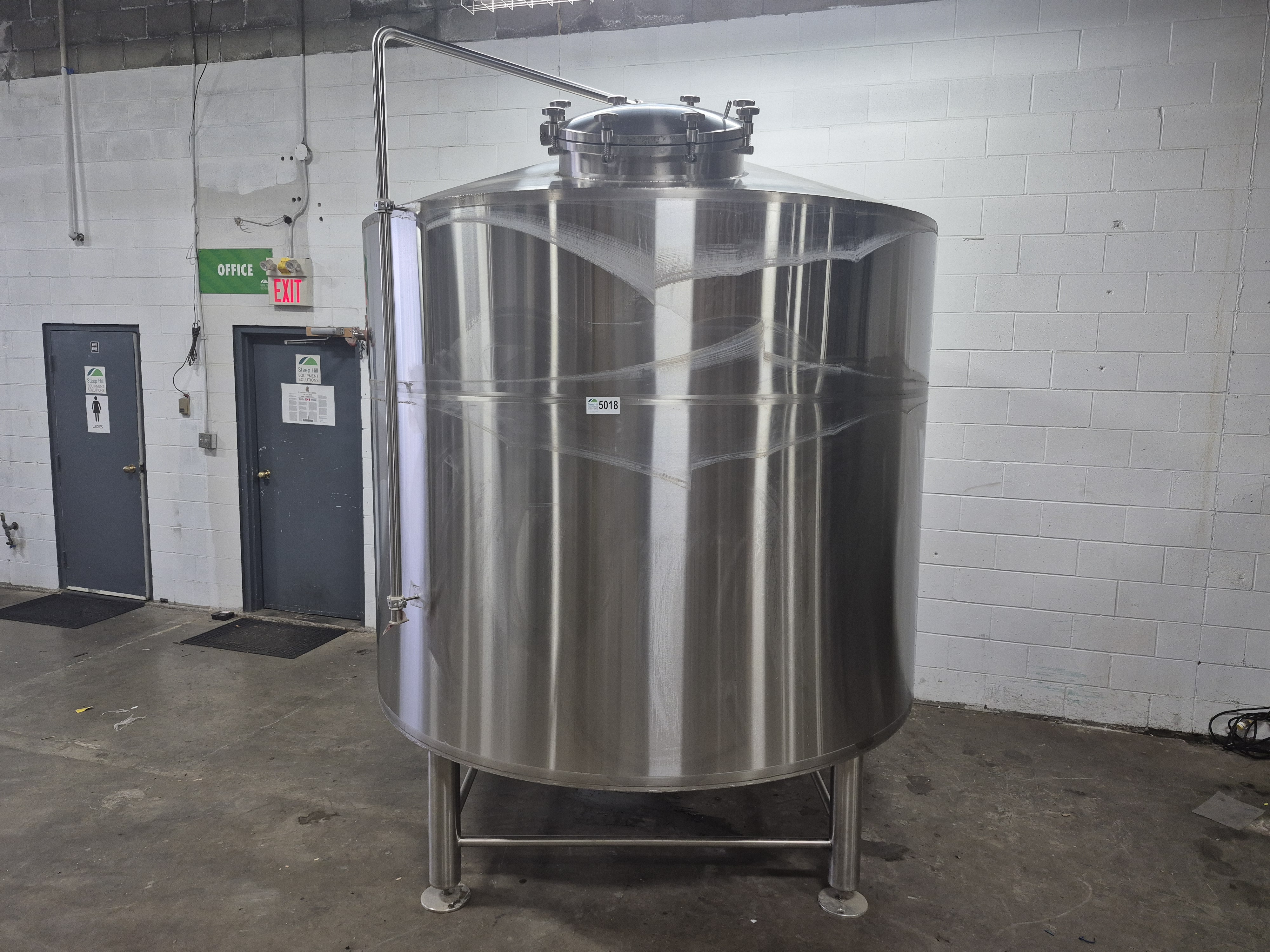 Used Sidmac 7000 Liter Jacketed Tank 